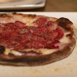 Pizza mascarpone et fraises