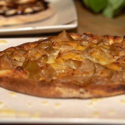 Pizza pommes caramel et cheddar Perron fort